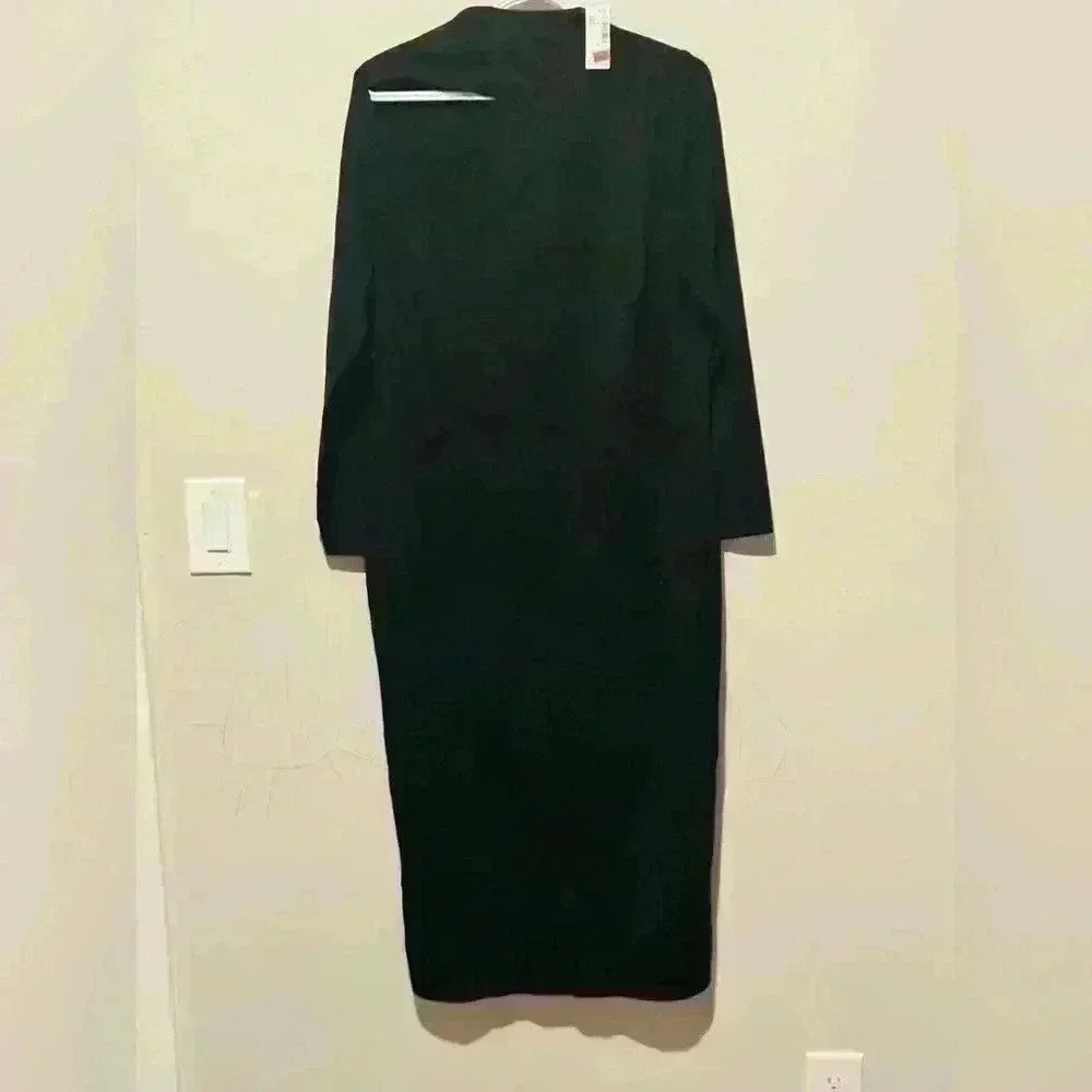 Plus size Additional Elle long sleeve black  dinner dress size 18